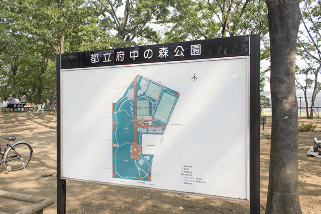 府中の森公園案内図