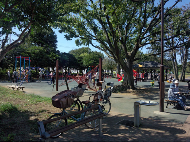 武蔵野中央公園のアスレチック